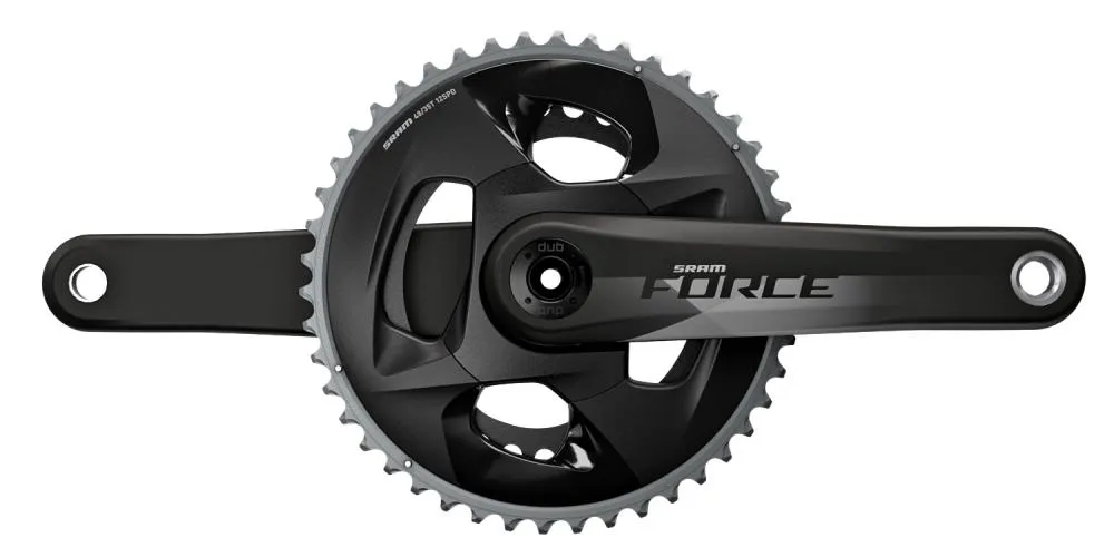 SRAM Force AXS Kranksett 48/35T GXP 175, Svart