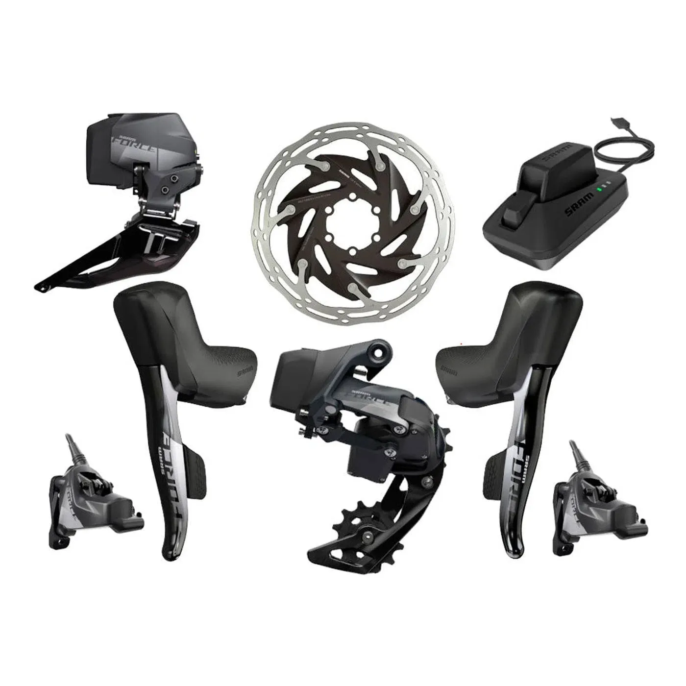 SRAM Force D1 AXS 2x12s Disc Groupset Electronic KIT
