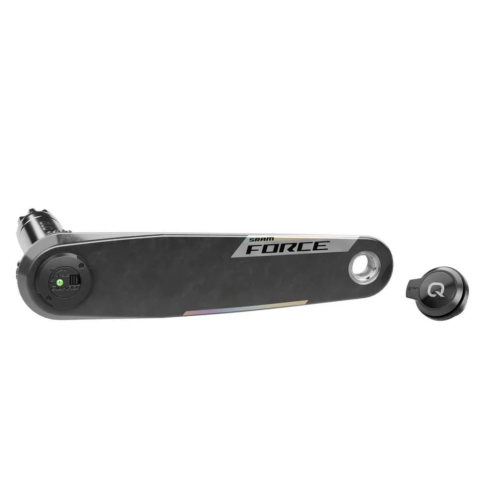 SRAM Force E1 Wide Dub Venstre Krank Med Effektmåler Refurbished, Black, 172.5mm
