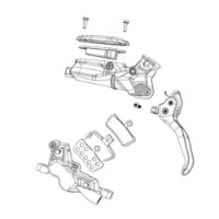 SRAM Force Etap Axs D2 Skivebremsekaliper