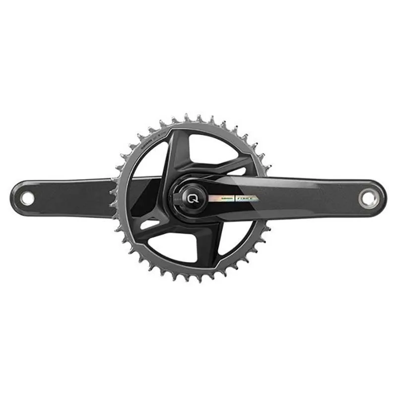 SRAM Force eTap AXS kranksett 1 Klinge 40T DUB Wide 170 MM med wattmåler SRAM Force eTap AXS kranksett 1 Klinge 40T DUB Wide 170 MM med wattmåler