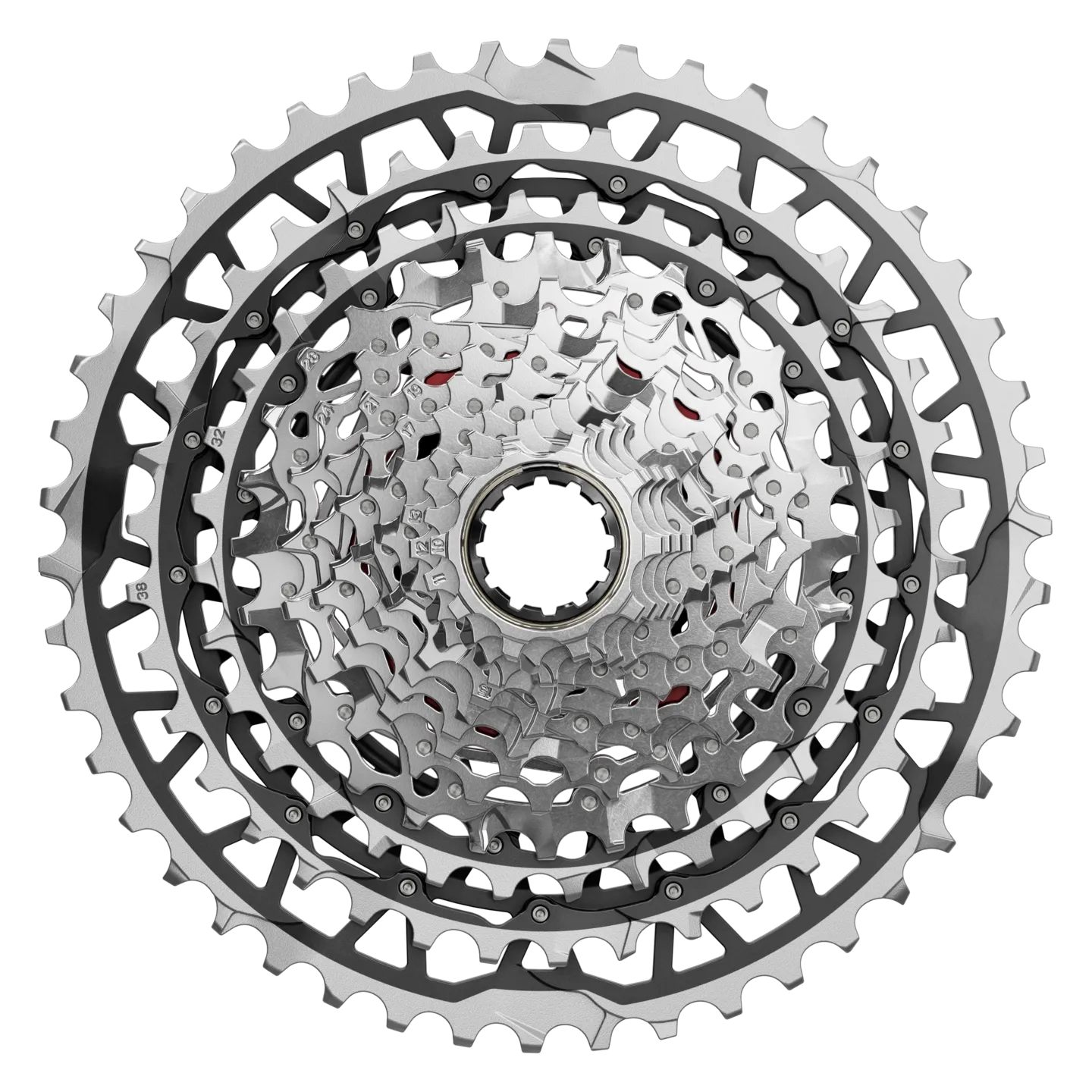SRAM Force XG-1371 XPLR E1 13s Kassett, Silver, 13s, 10-46t