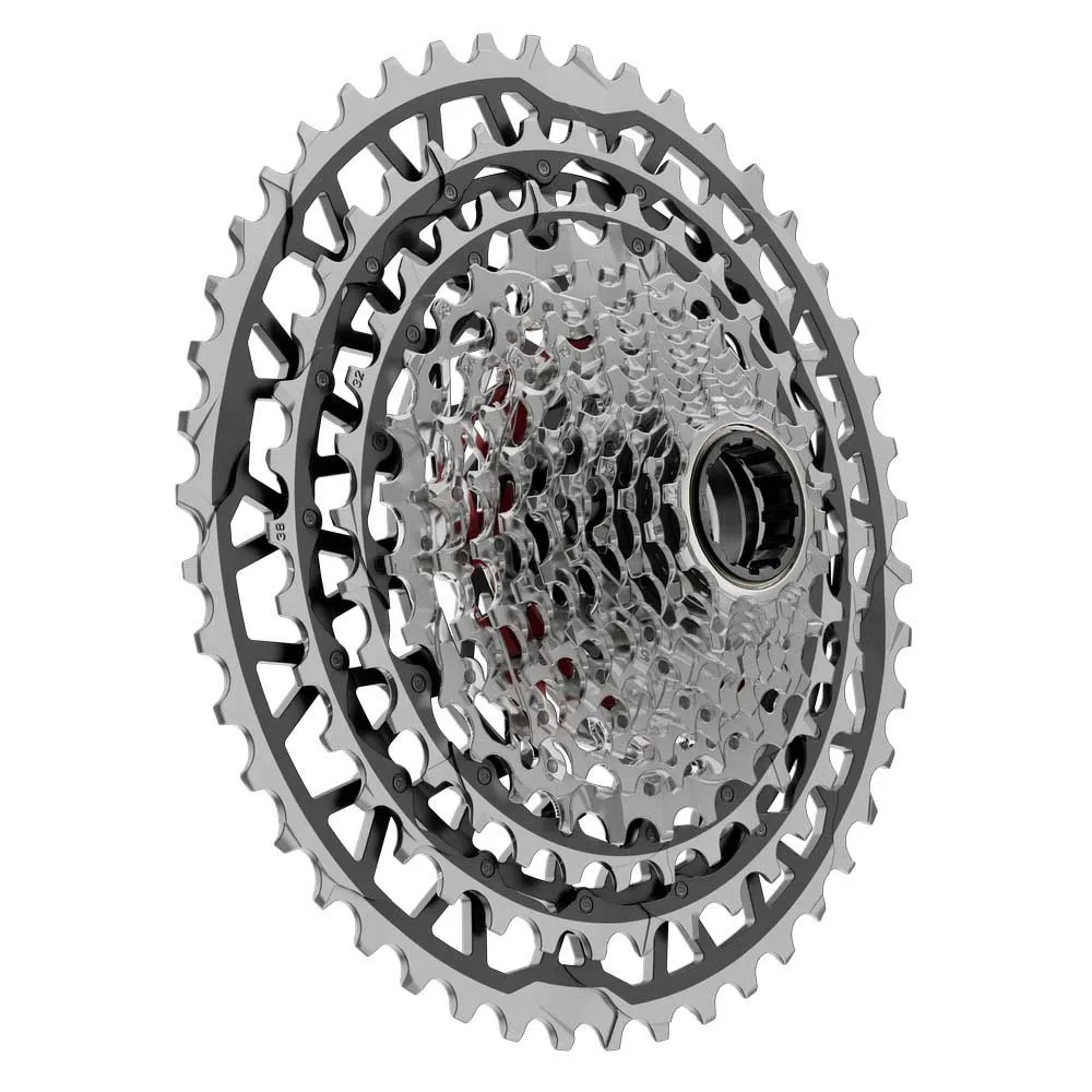 SRAM Force XG-1371 XPLR E1 13s Kassett, Silver, 13s, 10-46t