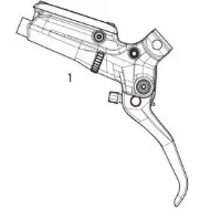 SRAM Guide RS Bremsehåndtak SRAM Guide RS Bremsehåndtak
