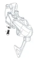 SRAM GX 1x11 Bolt Og Skive Til Kabelspenning SRAM GX 1x11 Bolt Og Skive Til Kabelspenning