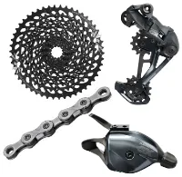 SRAM GX Eagle 12-Speed Oppgraderingsgruppe med KMC kjede SRAM GX Eagle 12-Speed Oppgraderingsgruppe med KMC kjede