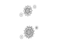 SRAM GX Eagle AXS Trinsehjul SRAM GX Eagle AXS Trinsehjul