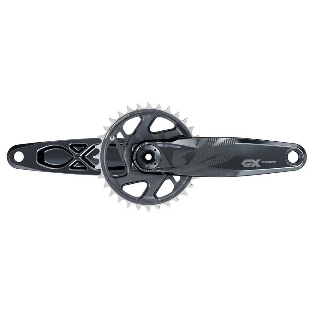 SRAM Gx Eagle Dub Fat4 Direct Mount Kranksett Refurbished, Black, 165mm