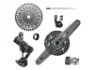 SRAM GX Eagle T-Type AXS E-MTB Girgruppe 160mm Bosch, Black, 160mm 36t, 10-52t