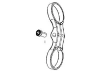 SRAM Infinitie AXS Pod Kontroller Klemme SRAM Infinitie AXS Pod Kontroller Klemme
