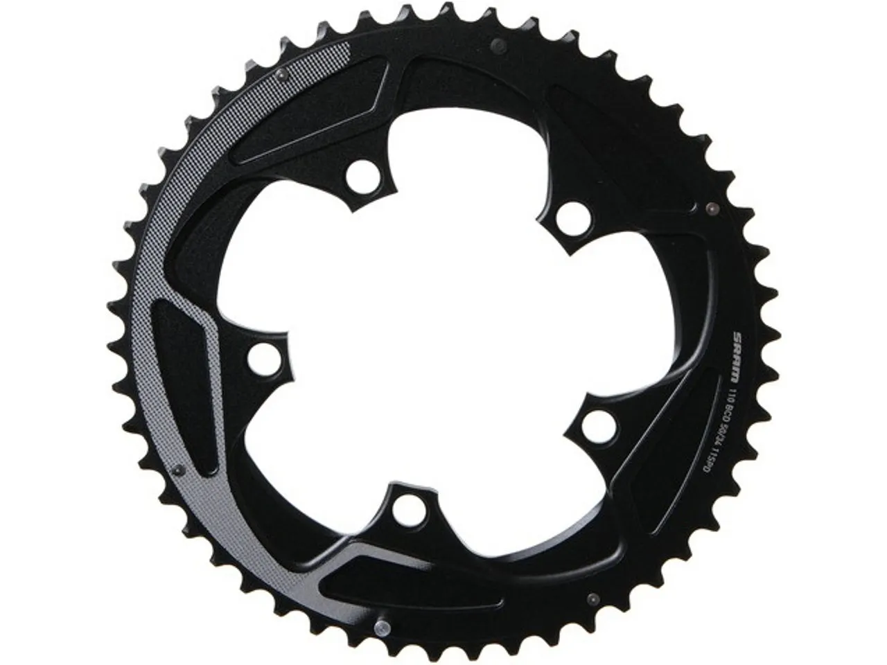SRAM Kettenblatt Road Double X-Glide, 5-Arm, 110 mm Lochkreis, Black, 50-34t