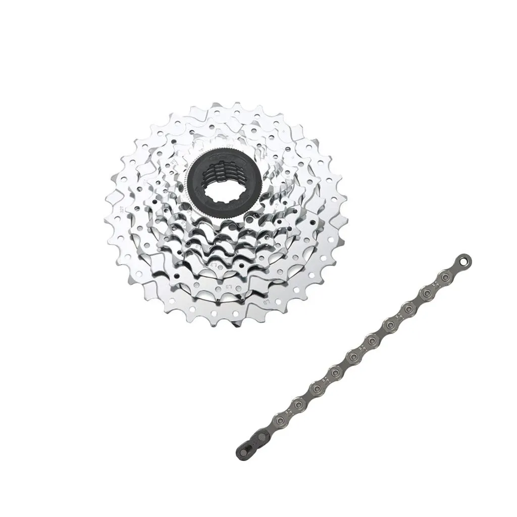 SRAM Power Pack 8s 11-32T Kjede+Kassett, Graycolor