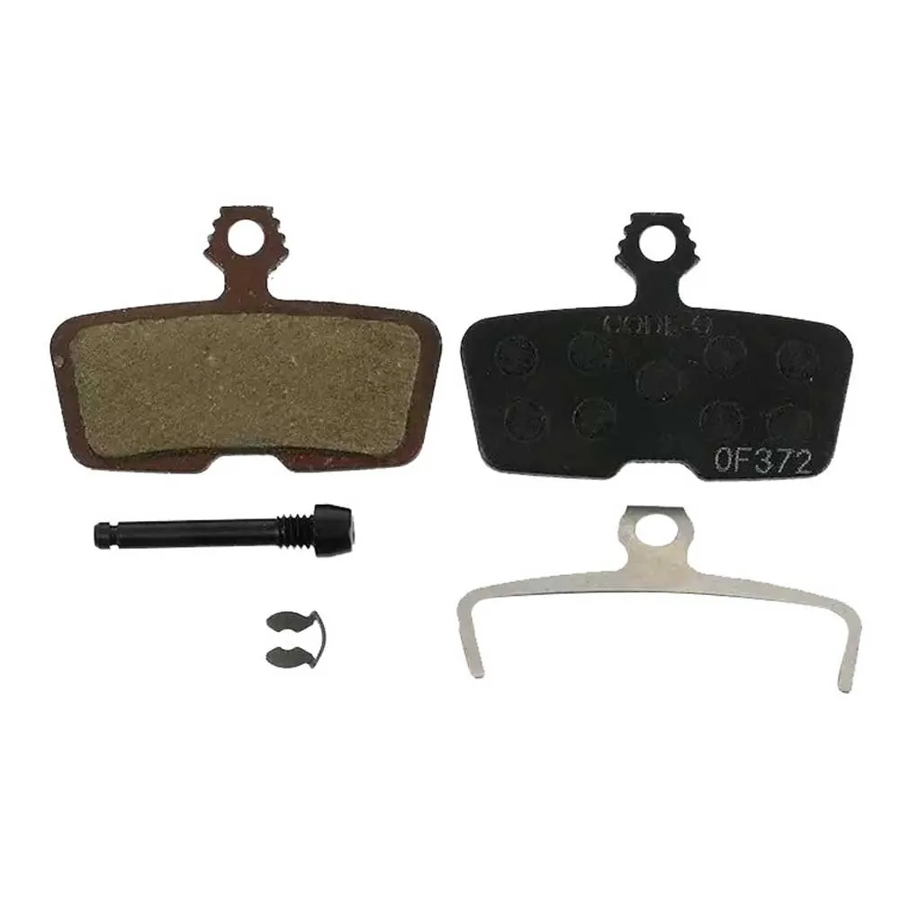 SRAM Quiet Organiske Skivebremseklosser, Black, One Size