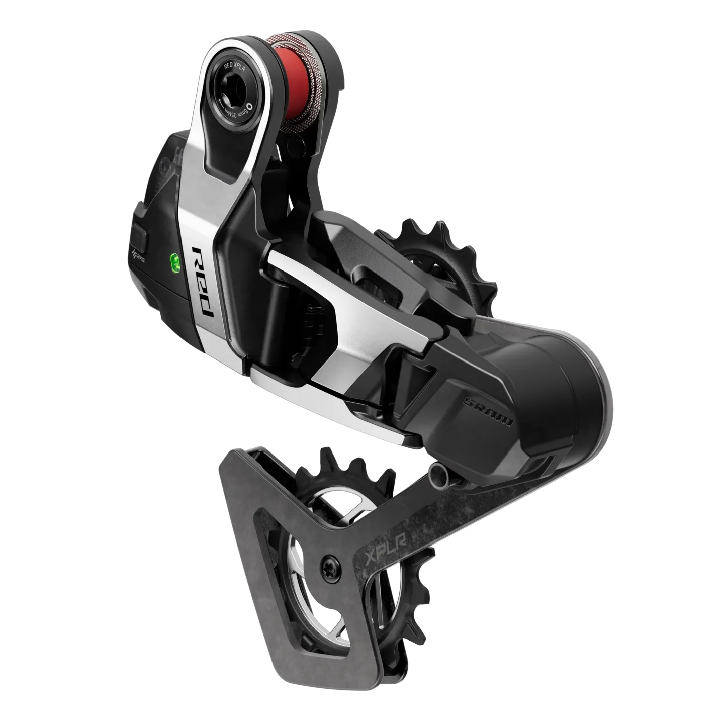 SRAM Red 1x AXS XPLR E1 13s Bakgir, Black, 13s, Max 46t