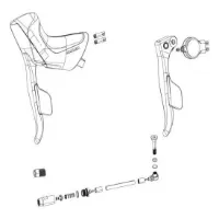 SRAM Red E1 Axs Disc Left Spakesett