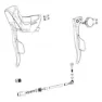 SRAM Red E1 Axs Disc Left Spakesett, Black / grey, One Size