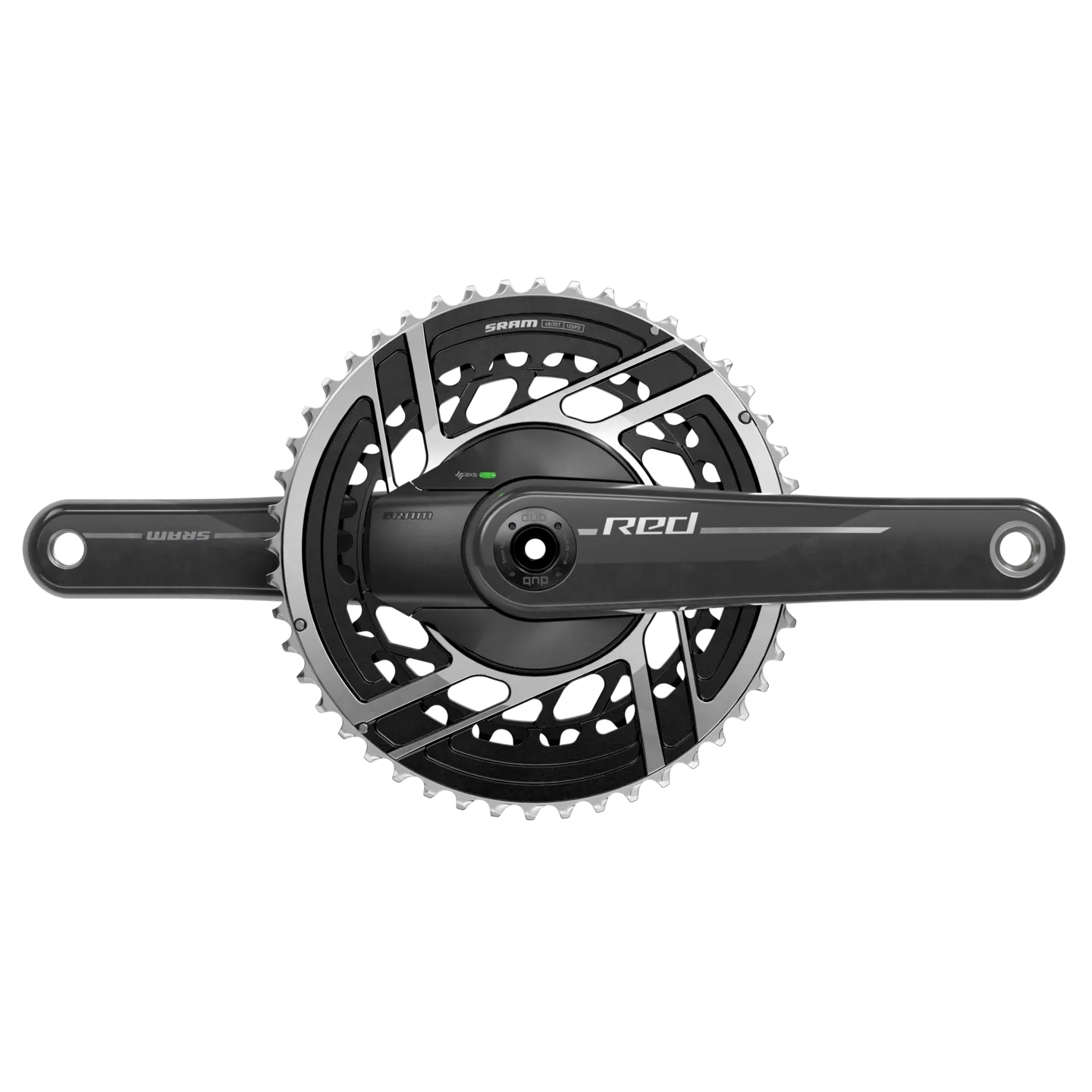 SRAM Red E1 DUB 2x Wattmåler Kranksett SRAM Red E1 DUB 2x Wattmåler Kranksett