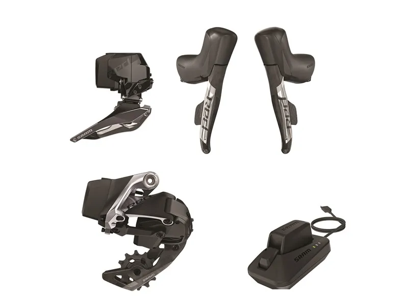 SRAM Red eTap AXS Trådløs Oppgraderingsgruppe 2x12-Speed Race, Black, One Size