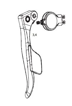 SRAM Red eTap Bremsehendel Reservedel