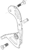 SRAM Red Etap Innerplate Til Bakgir Med Kort Arm SRAM Red Etap Innerplate Til Bakgir Med Kort Arm