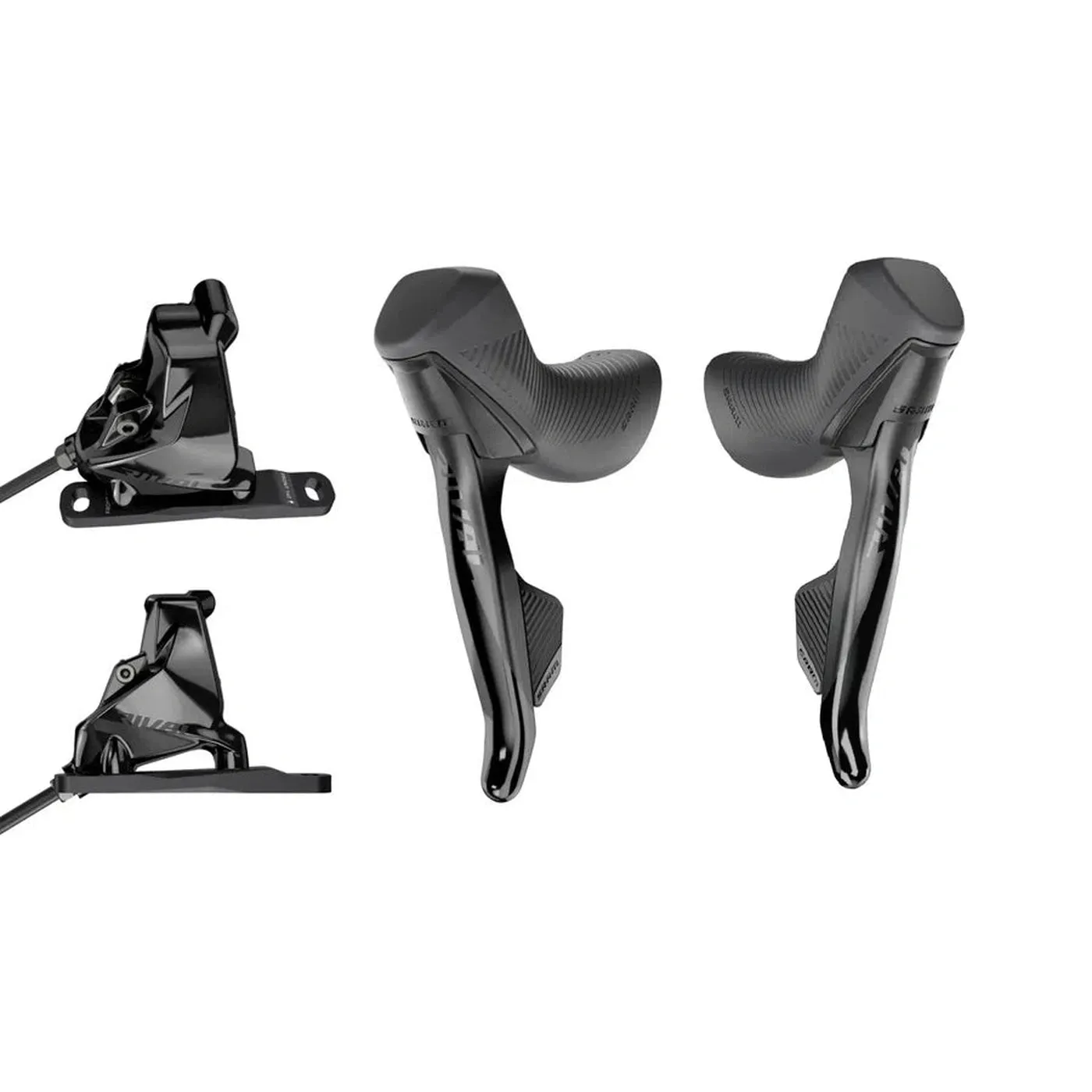 SRAM Rival Axs 12v Pack 2 x Disc Shifters + Brake Calipers, Black