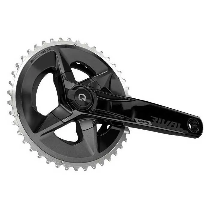 SRAM Rival Axs D1 Dub Wide Krank Med Effektmåler, Black, 172.5mm, 43-30t