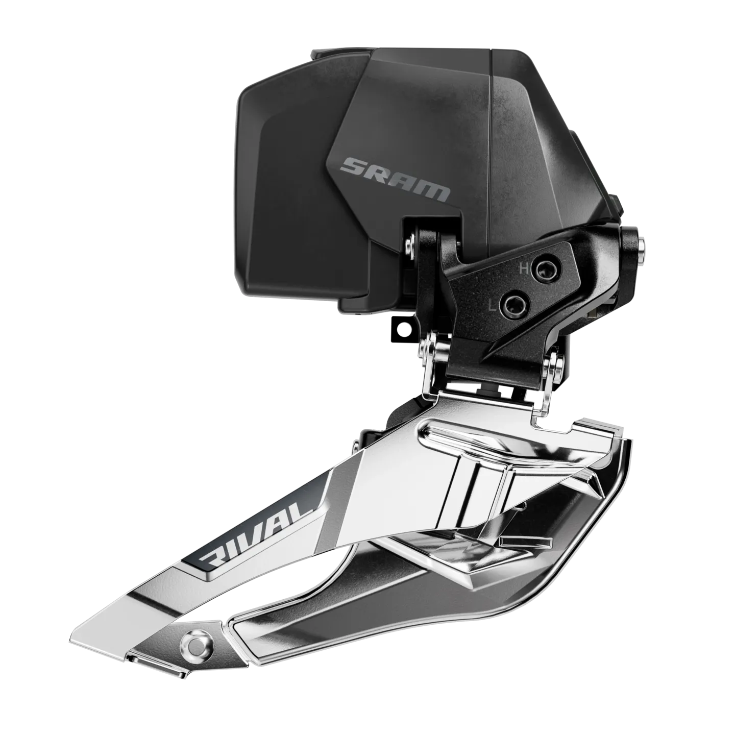 SRAM Rival AXS E1 Braze Framgir, Black / silver, 12s SRAM Rival AXS E1 Braze Framgir, Black / silver, 12s