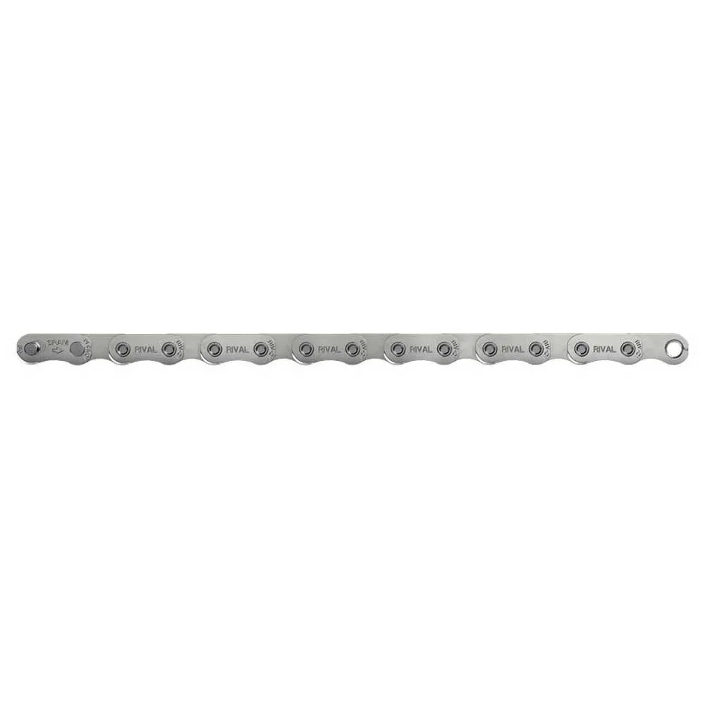 SRAM Rival Kjede, Silver, 118 Links, 12s SRAM Rival Kjede, Silver, 118 Links, 12s