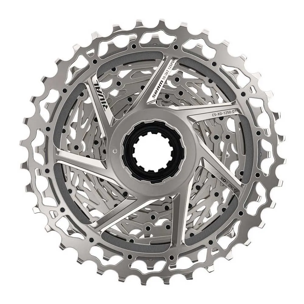 SRAM Rival Xg-1250 D1 Kassett, Silver, 12s, 10-36t SRAM Rival Xg-1250 D1 Kassett, Silver, 12s, 10-36t
