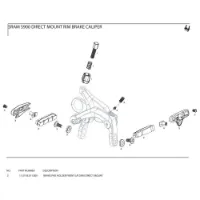 SRAM S900 Direct Mount Reservedelsett SRAM S900 Direct Mount Reservedelsett