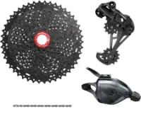 SRAM /Sunrace 12-Speed gruppe til vanlige. body 11-50T Sort/Grå SRAM /Sunrace 12-Speed gruppe til vanlige. body 11-50T Sort/Grå