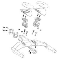 SRAM Vuka Clip B1 Top Mount Left Boltsett SRAM Vuka Clip B1 Top Mount Left Boltsett