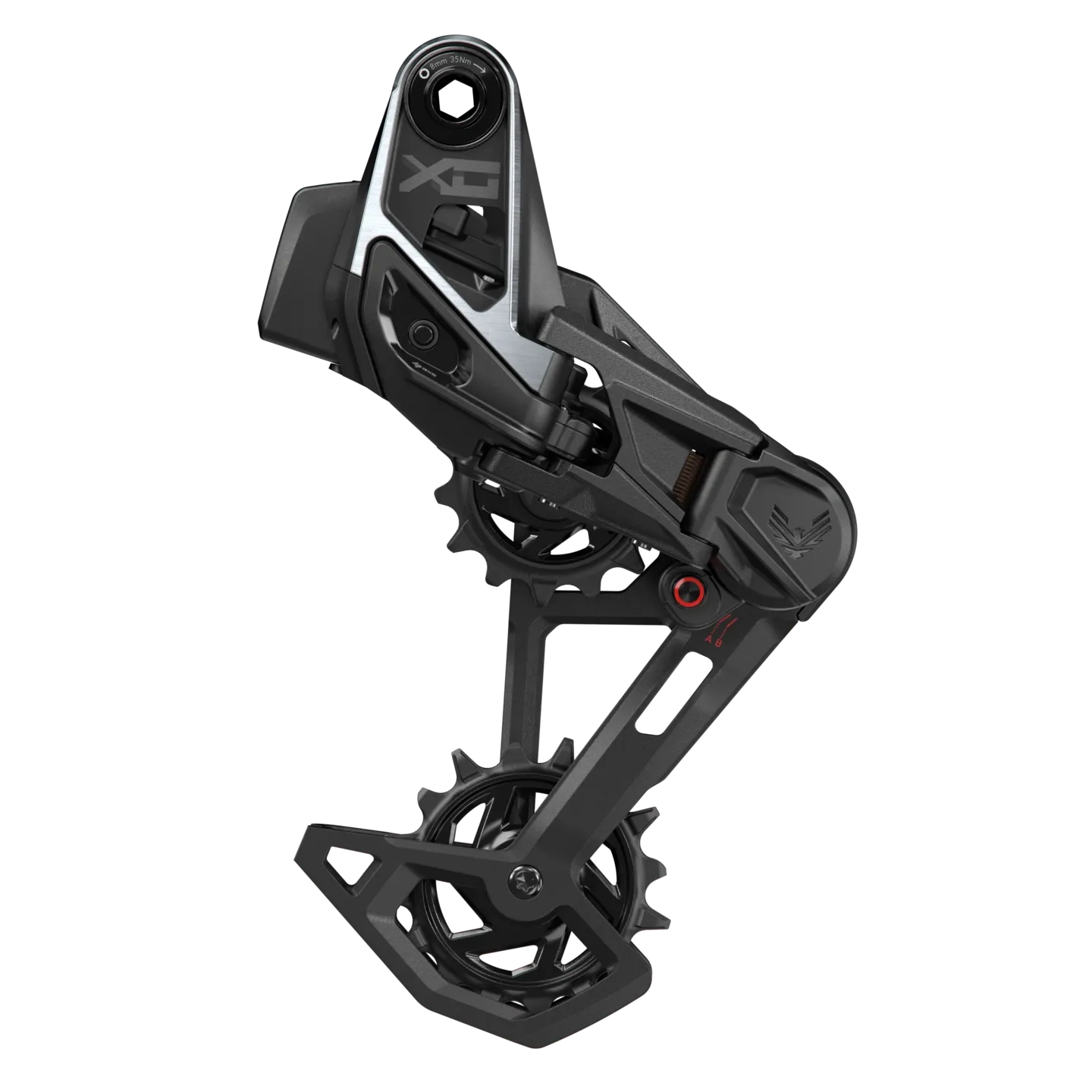 SRAM X0 Eagle AXS 10-52T Bakgir, Black, 12s, Max 52t