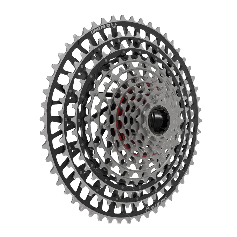 SRAM X0 Eagle XS-1295 10-52 Kassett, Silver, 12s, 10-52t SRAM X0 Eagle XS-1295 10-52 Kassett, Silver, 12s, 10-52t