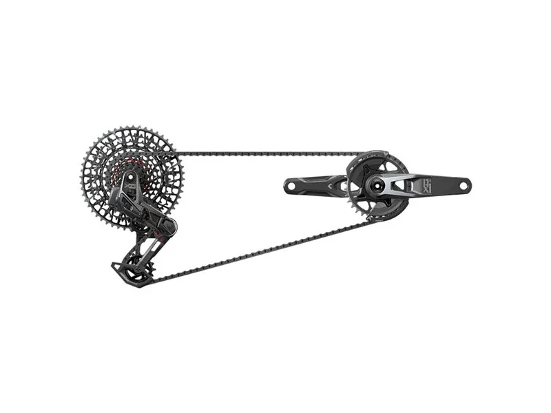 SRAM X0 T-Type AXS 1x12 170mm Gruppe