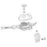 SRAM X01 Dh Right Black Shift Lever Trigger Cover Kit Dekselhette, Black, One Size