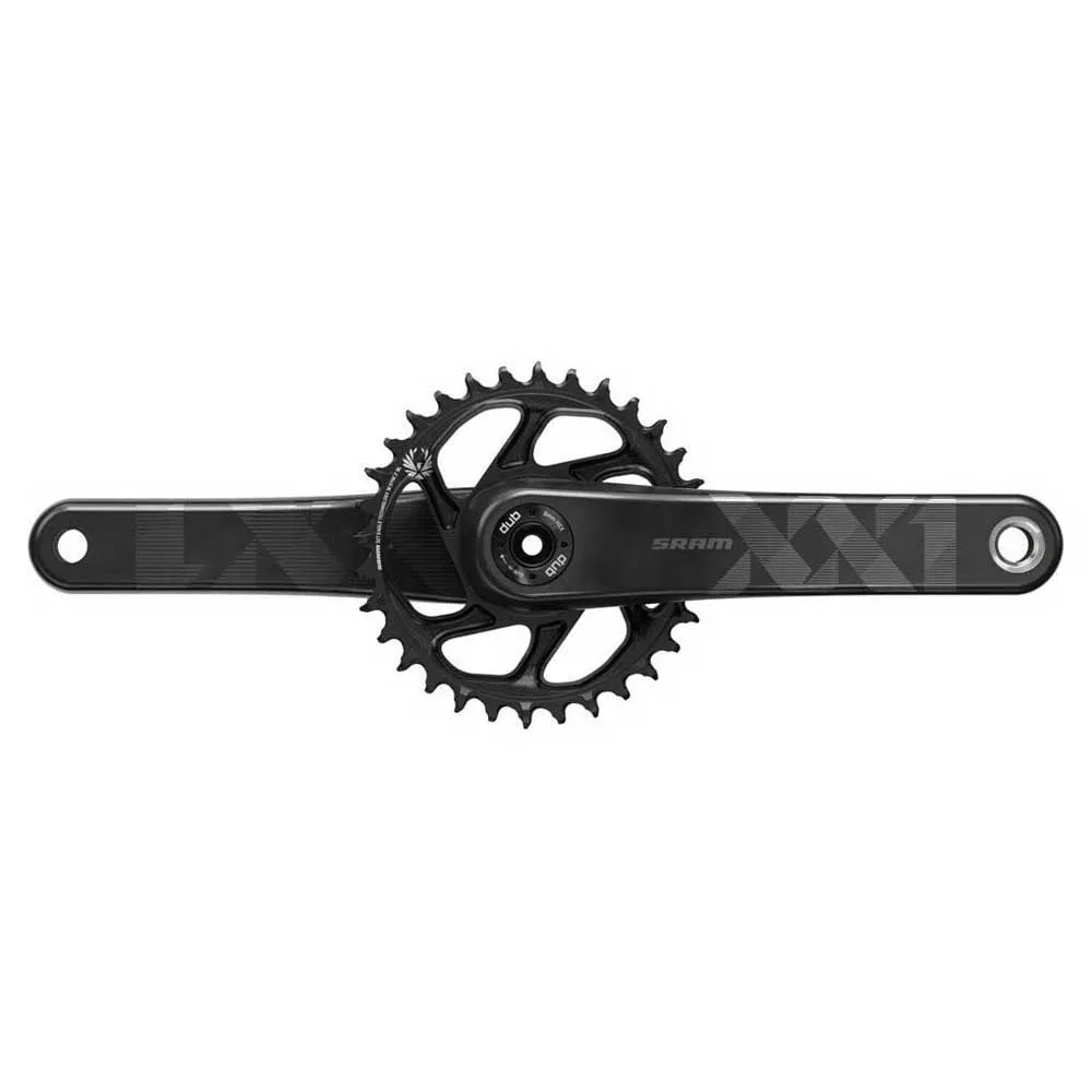 SRAM Xx1 Eagle Kranksett, Black, 175mm, 34t