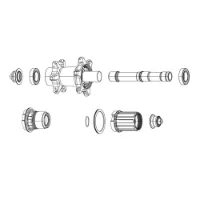SRAM Zipp Cognition V2 Baknavslager SRAM Zipp Cognition V2 Baknavslager