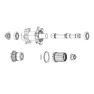 SRAM Zipp Cognition V2 Baknavslager, Black, One Size