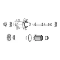 SRAM Zm2 Bakre Navaksel SRAM Zm2 Bakre Navaksel