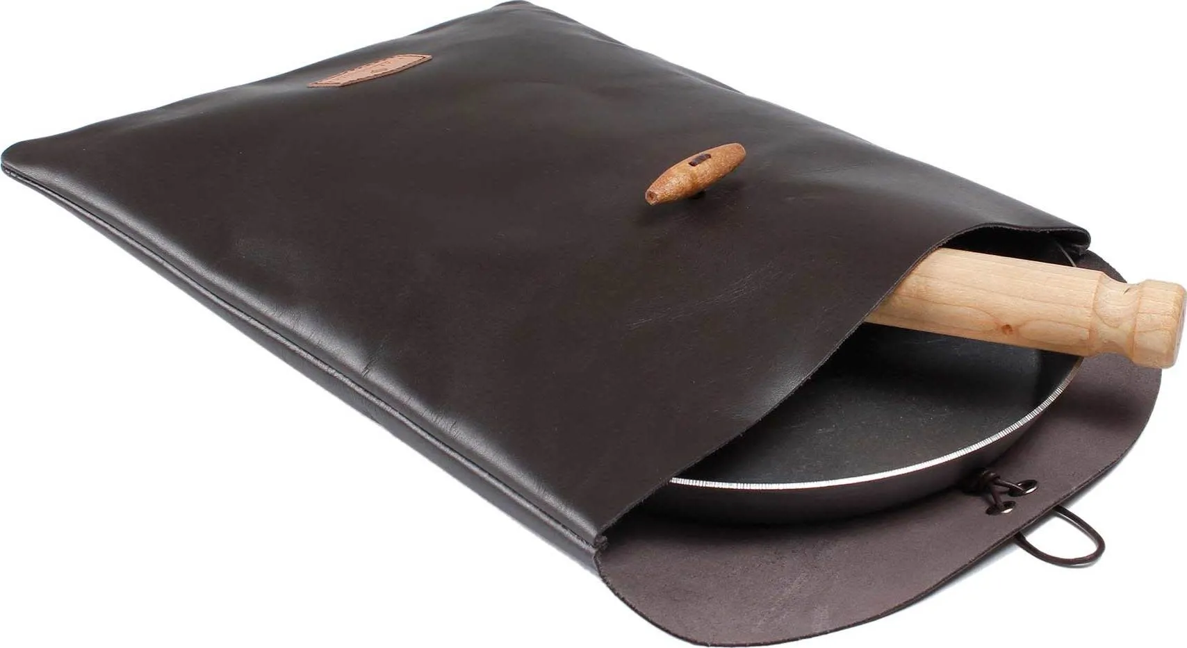 Stabilotherm Leather pouch for frying pan, Brown, One Size