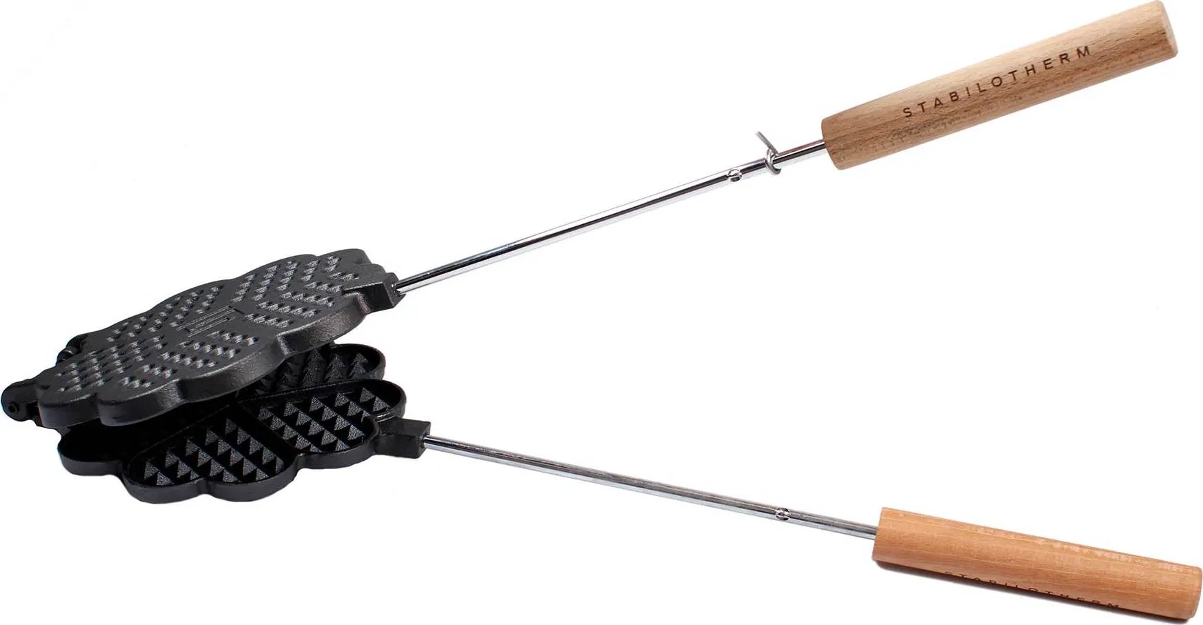 Stabilotherm Våffeljärn, Black/steel/wood, One Size Stabilotherm Våffeljärn, Black/steel/wood, One Size