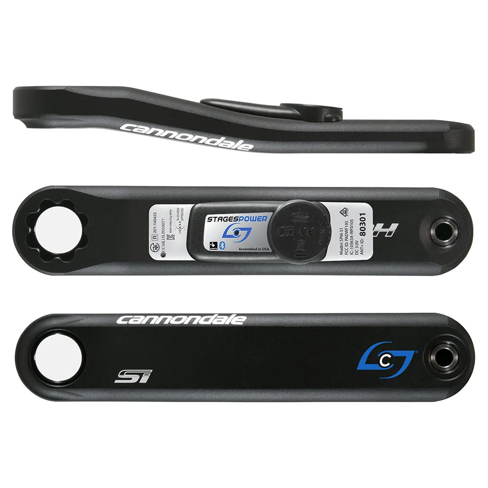 Stages Cycling Cannondale Si Hg Venstre Krank Med Effektmåler Refurbished, Black, 170mm Stages Cycling Cannondale Si Hg Venstre Krank Med Effektmåler Refurbished, Black, 170mm