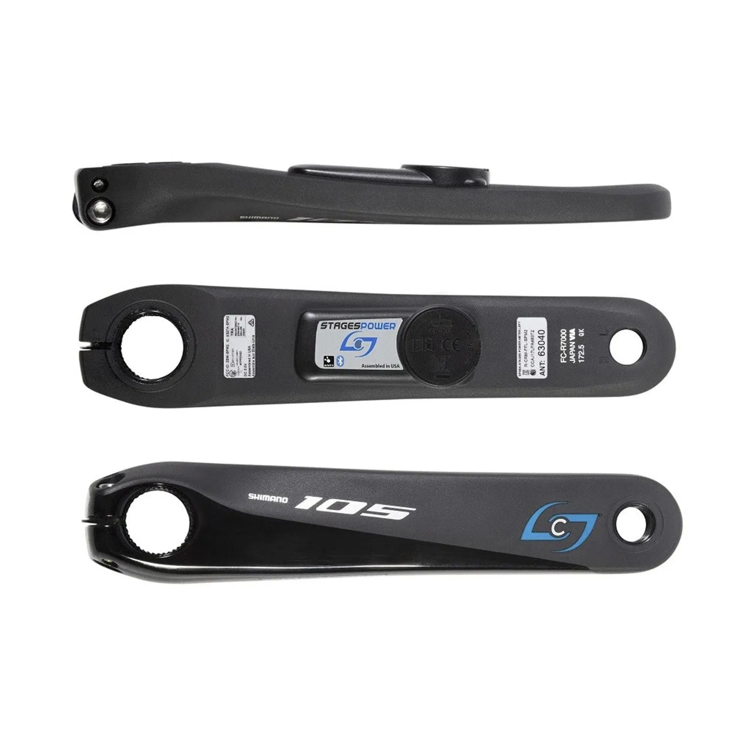 Stages Cycling Power Meter Left Crank Shimano 105 R7000 Stages Cycling Power Meter Left Crank Shimano 105 R7000