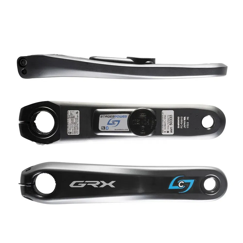 Stages Cycling Power Meter Left Crank Shimano GRX RX810 Stages Cycling Power Meter Left Crank Shimano GRX RX810