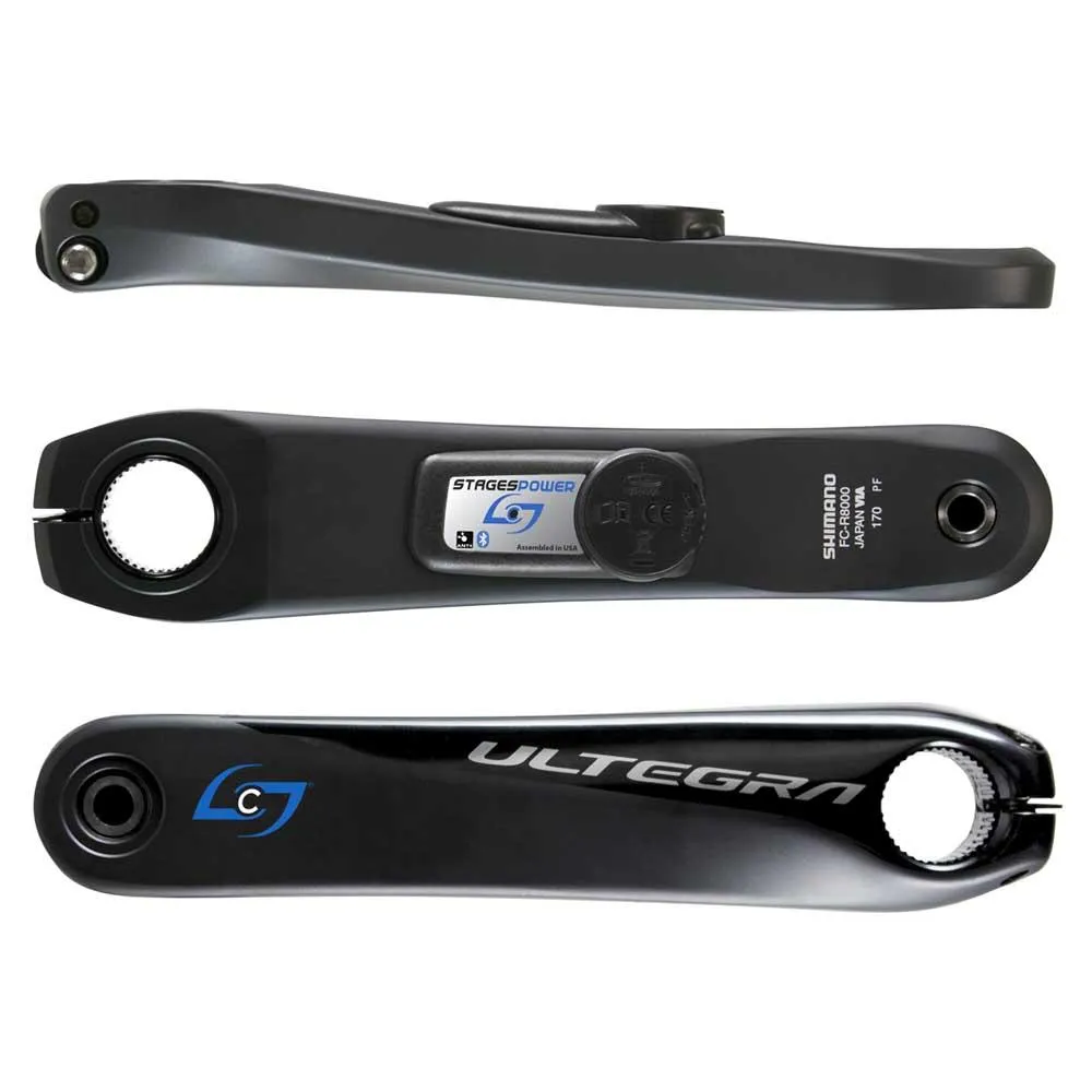 Stages Cycling Shimano Ultegra R8000 Venstre Krank Med Effektmåler Refurbished Stages Cycling Shimano Ultegra R8000 Venstre Krank Med Effektmåler Refurbished