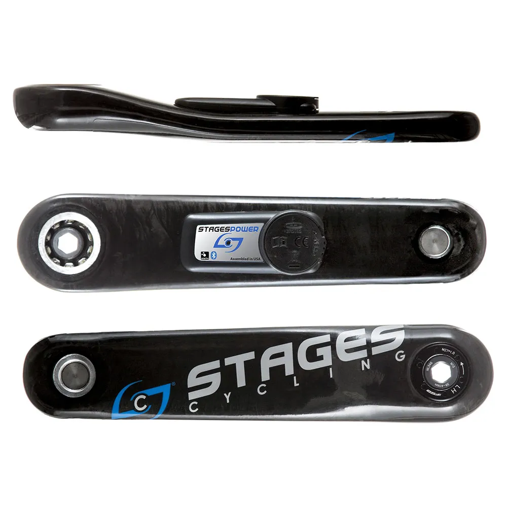 Stages Cycling Sram Gxp Mtb Carbon Venstre Krank Med Effektmåler Refurbished, Black, 170mm Stages Cycling Sram Gxp Mtb Carbon Venstre Krank Med Effektmåler Refurbished, Black, 170mm
