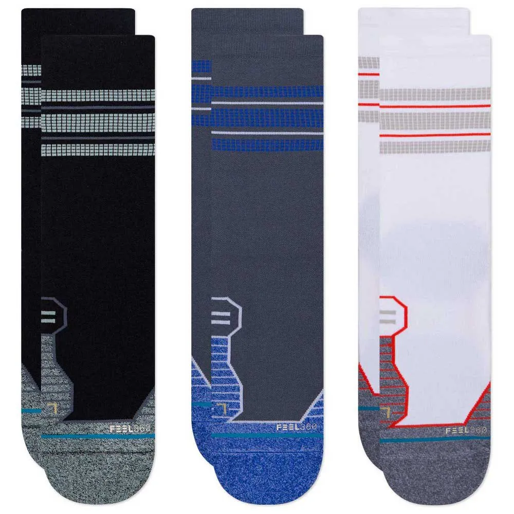 Stance Manor Sokker 3 Par male, Multi