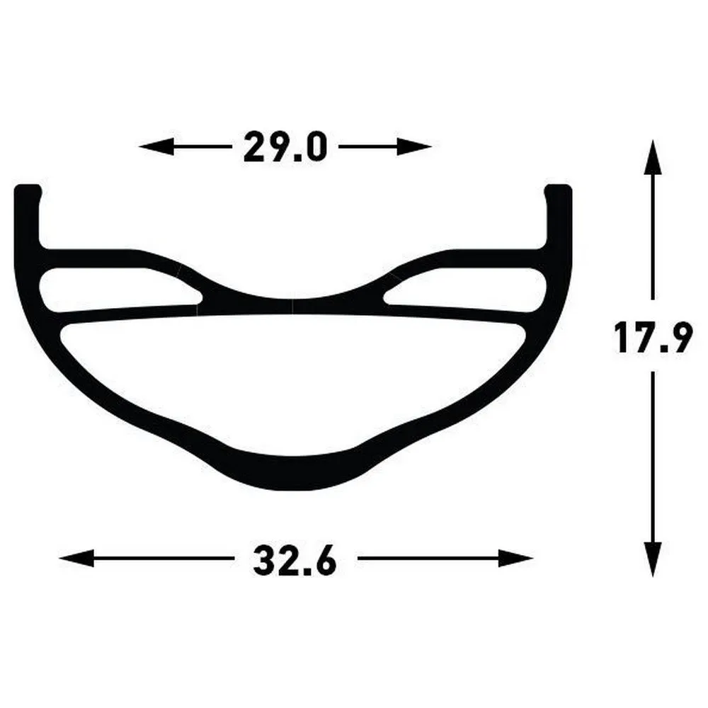 Stans NoTubes Flow Ex3 29´´ Felg, Black / grey, 32H Stans NoTubes Flow Ex3 29´´ Felg, Black / grey, 32H
