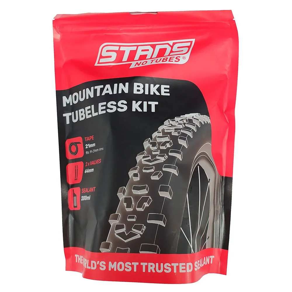 Stans NoTubes Mtb Tubeless Reparasjonssett, Black, 21mm + 2 x 44mm + 200ml Stans NoTubes Mtb Tubeless Reparasjonssett, Black, 21mm + 2 x 44mm + 200ml